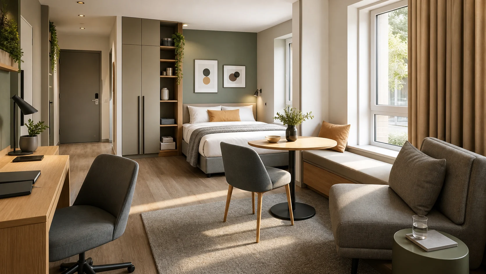 Redaktionelles Titelbild zum Beitrag: M?bel f?r Boardinghouses und Serviced Apartments: Langlebigkeit bei wohnlicher Dauernutzung